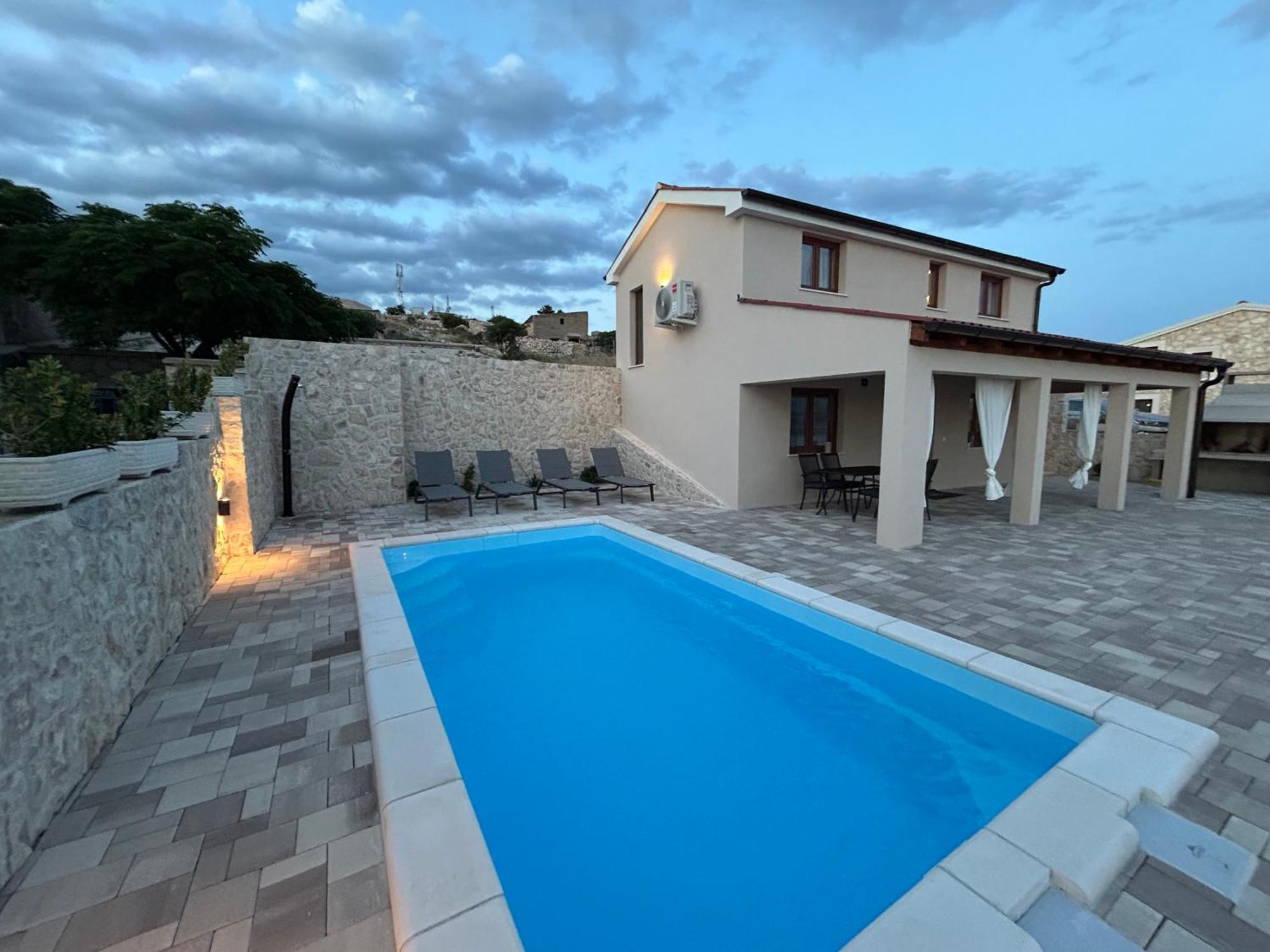 Villa Kamia With Private Heated Pool And Electric Vehicle Adapter Zubovići Εξωτερικό φωτογραφία
