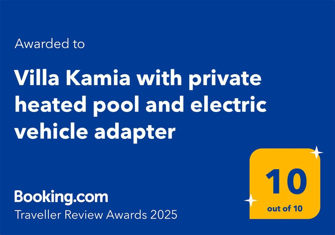 Villa Kamia With Private Heated Pool And Electric Vehicle Adapter Zubovići Εξωτερικό φωτογραφία